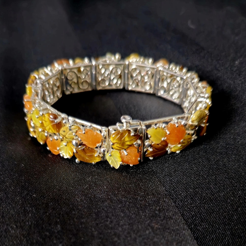 Whitney Kelly Vintage 925 Sterling Silver Bracelet .